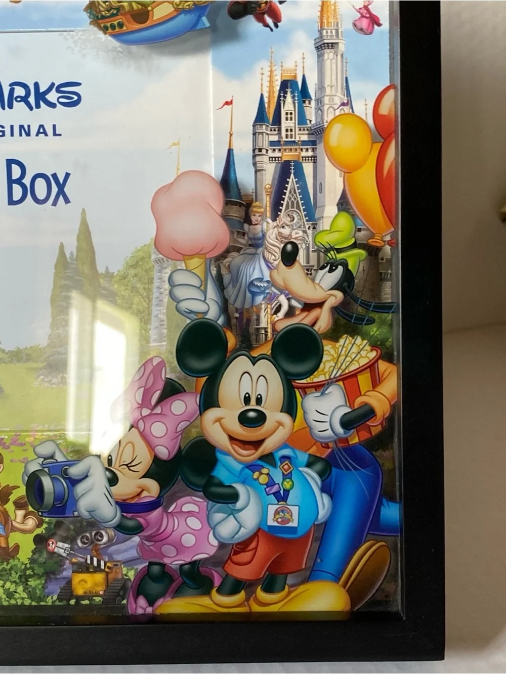 DisneyParks Shadow Box 5x7 Picture Frame Storybook Mickey & Friends Pixar